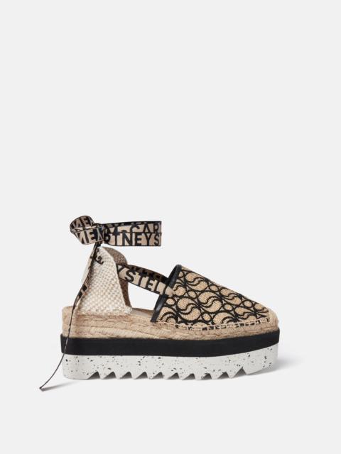 Stella McCartney Gaia S-Wave Platform Espadrilles