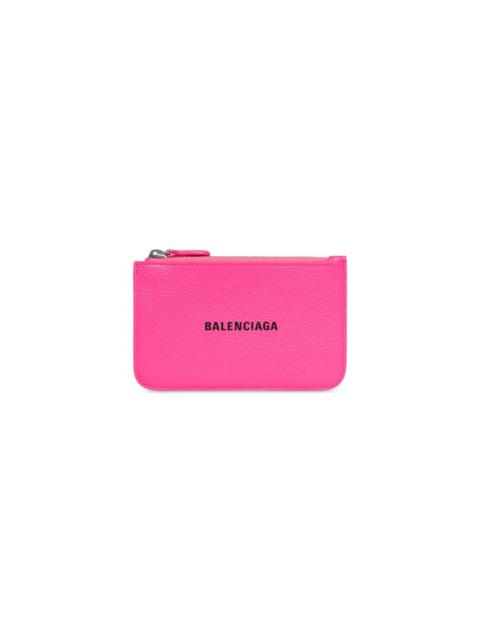 BALENCIAGA Women's Cash Large Long Coin And Card Holder  in Fluo Pink