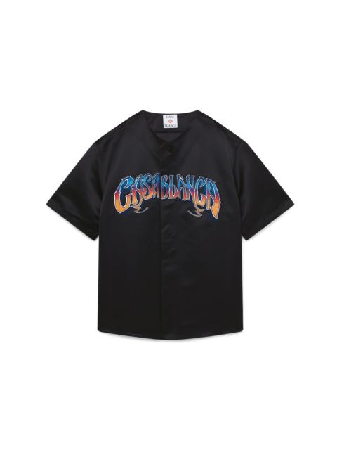 CASABLANCA Satin Baseball Shirt | Casablanca Paris