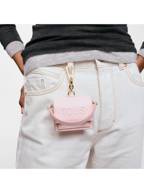 TOUS Pale pink mini crossbody Key ring Audree