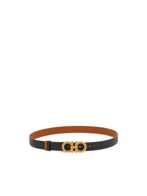FERRAGAMO reversible and adjustable Gancini belt