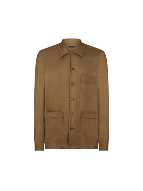 TOM FORD LUXURY SILK TWILL OUTERSHIRT