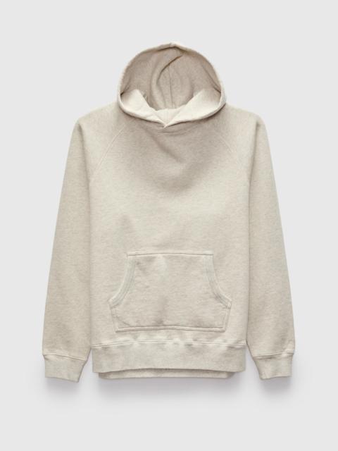 Knickerbocker Stadium Loft Knit Hoodie in Oat Grey