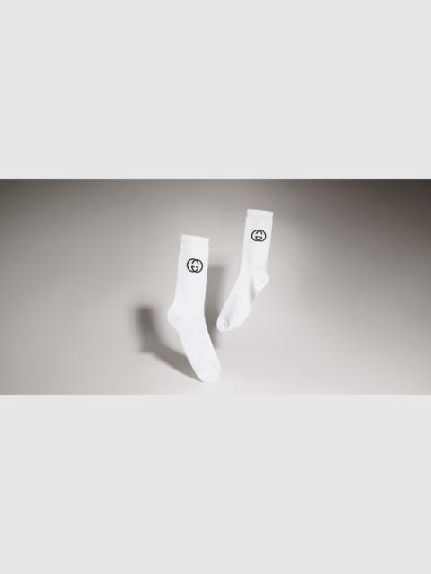 GUCCI Cotton socks with Interlocking G