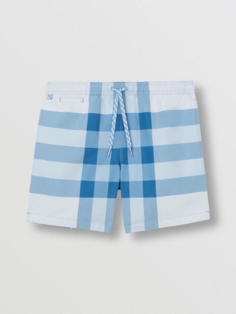 Burberry Check Print Swim Shorts