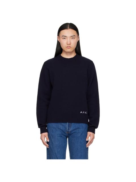 A.P.C. Navy Edmond Sweater