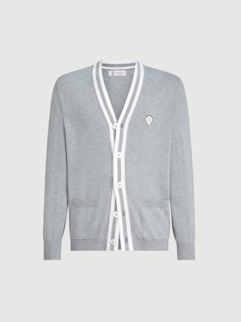 Brunello Cucinelli Cotton cardigan with logo