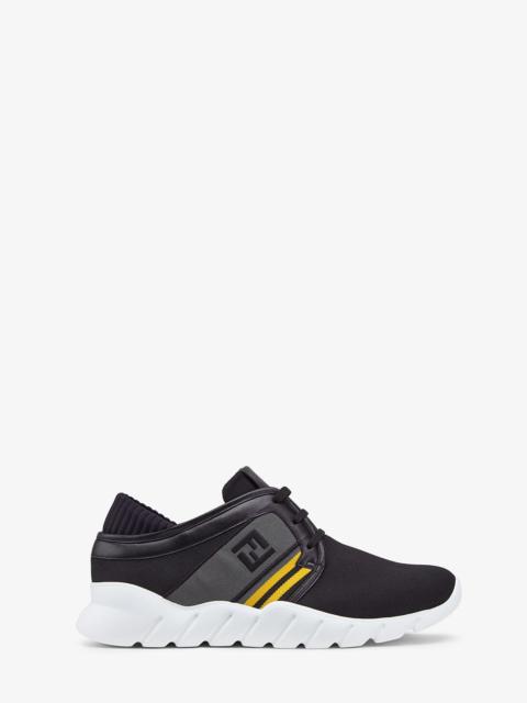 FENDI Black tech fabric sneakers