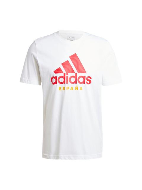 adidas Spain DNA Graphic Football T-Shirt 'White' IU2127