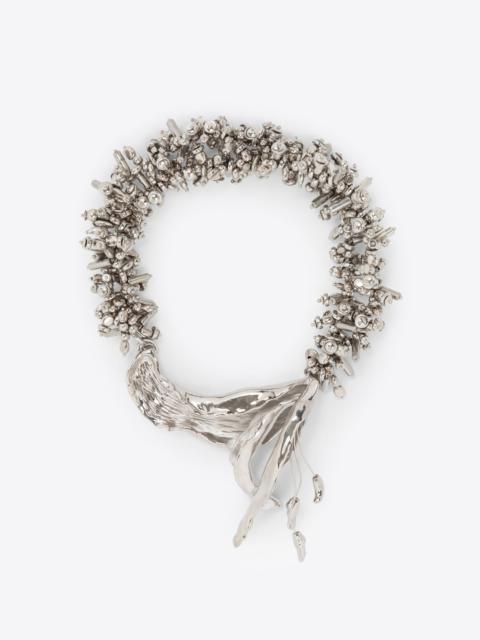 Dries Van Noten EMBROIDERED FLOWER NECKLACE