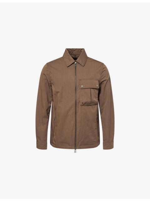 Belstaff Drome Patch-Pocket Cotton-Blend Overshirt