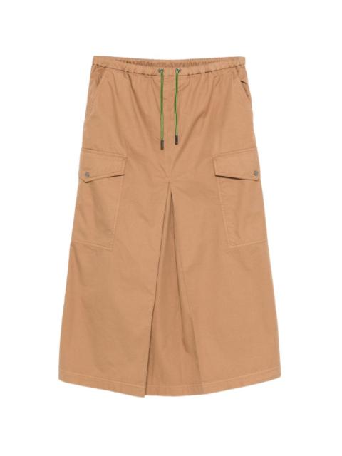 Herno cargo drawstring skirt