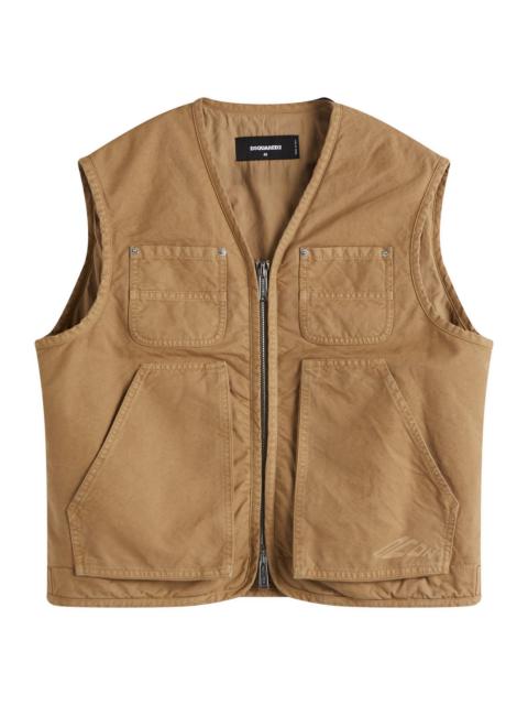 DSQUARED2 DSquared2 Icon Canvas Utility Vest