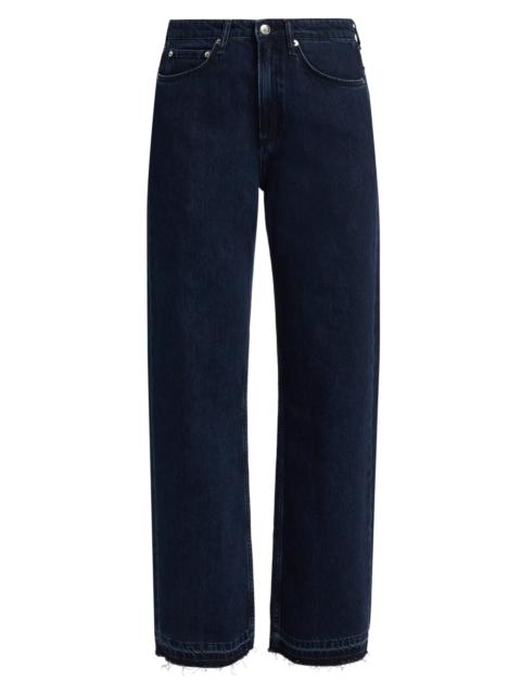 rag & bone Women's Logan Mid-Rise Wide-Leg Jeans - Elenna