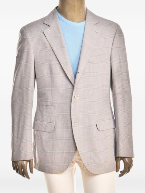 Brunello Cucinelli checked-pattern blazer