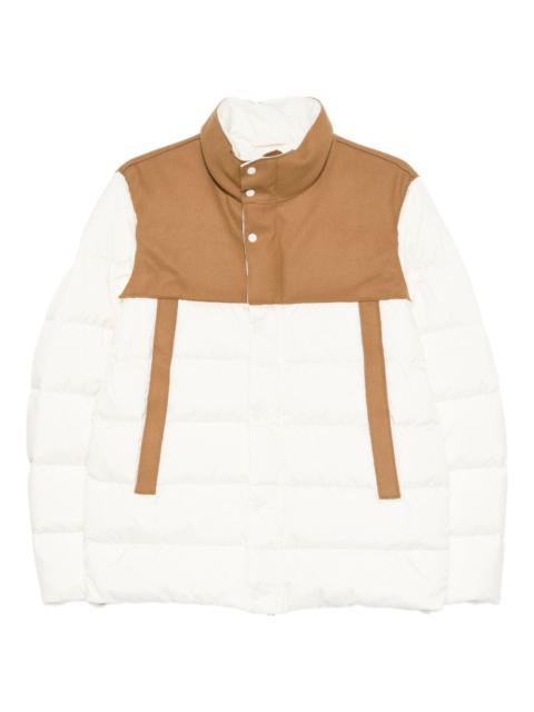 Herno panelled quilted coat