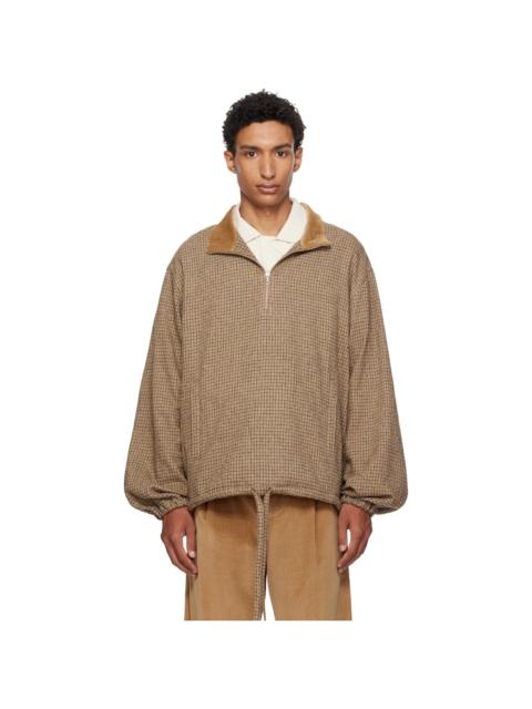 CAWLEY Brown Miles Pullover Sweater
