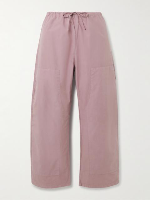 LESET Kyoto Cotton Wide-leg Pants