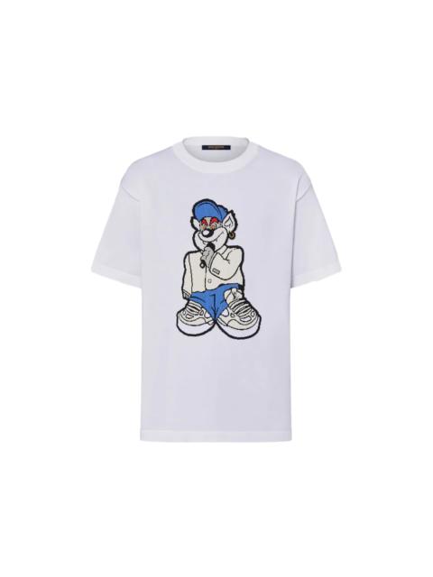 Louis Vuitton Louis Vuitton Graphic Short-Sleeved Knitwear Optical White