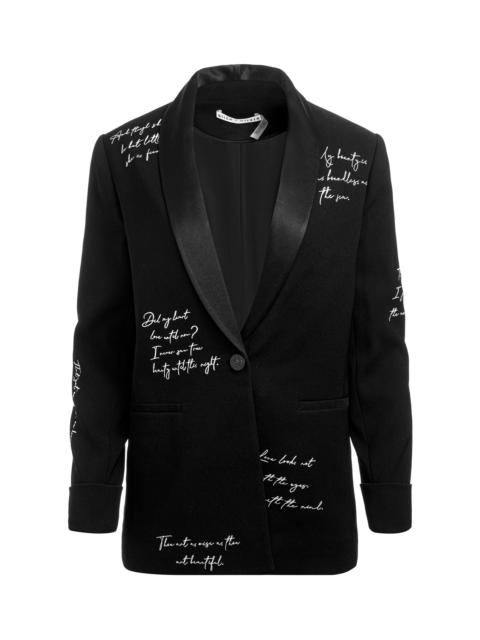 Alice + Olivia IVAN EMBROIDERED BLAZER