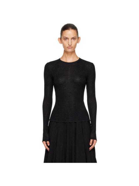 Loulou de Saison Gray Ortigia LDS Ribbed Jersey T-shirt