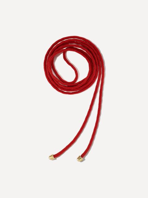 MARLA AARON Knot the String Project Necklace in Red Balloon