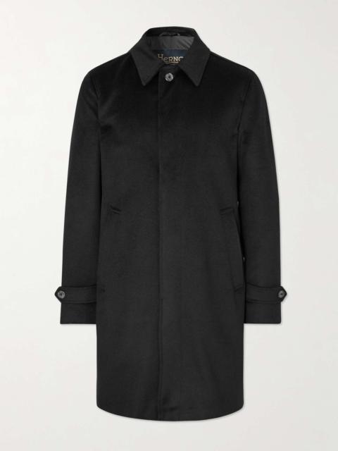 Brushed Wool and Cashmere-Blend Car Coat