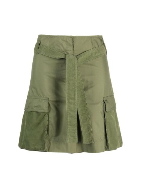 KENZO high-waist cargo shorts