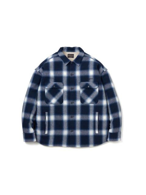 NEIGHBORHOOD Neighborhood x Pendleton Check Boa Jacket Blue
