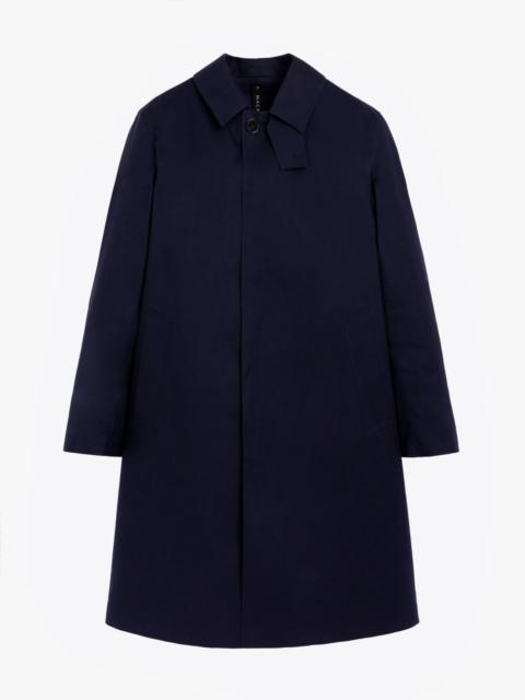 OXFORD NAVY BONDED COTTON 3/4 COAT | GRC-108