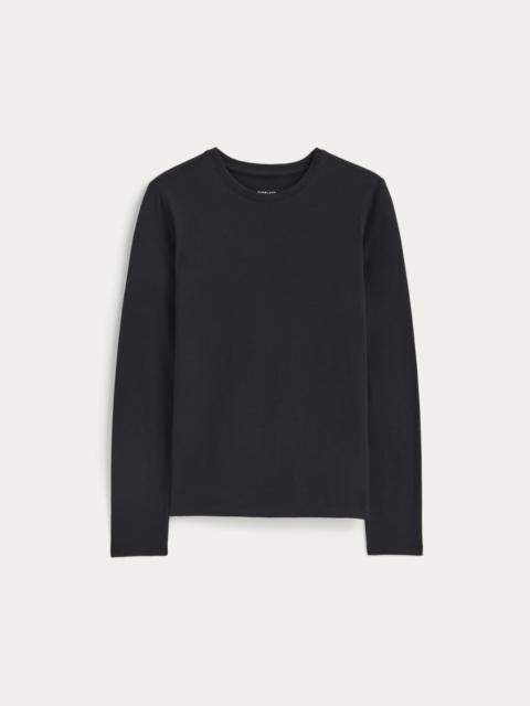 EVERLANE THE SLIM LONG-SLEEVE CREW IN ESSENTIAL COTTON