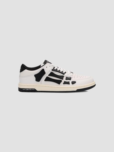 AMIRI Women's Skel Low-Top Leather Sneakers - White Black