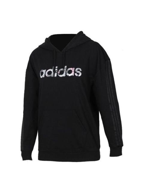 (WMNS) adidas neo Casual Sports Pullover Black DZ7595