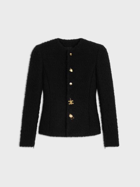 CELINE jacket IN cashmere and wool natté