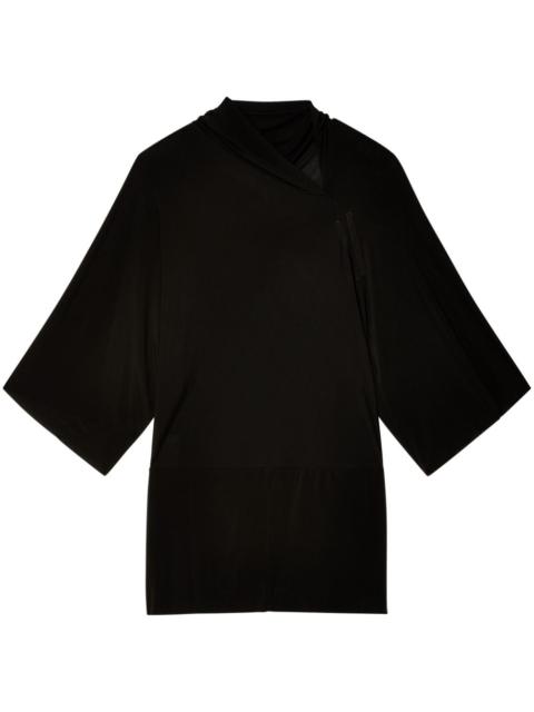 asymmetric short-sleeve T-shirt