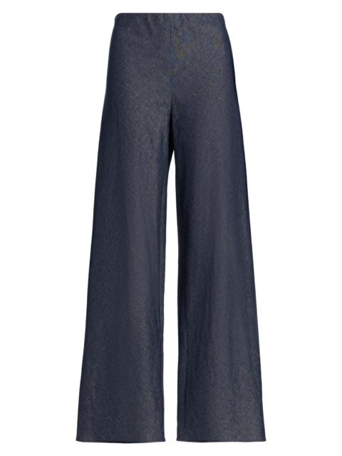 Vince Women's Colette Chambray Bias Pants - Indigo