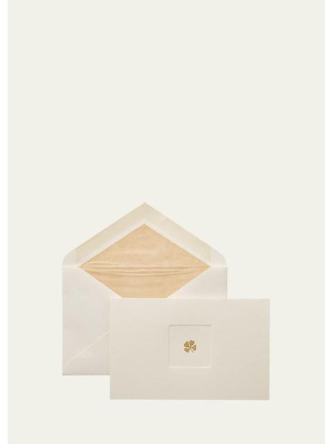 Smythson Clover Icon Notelet Cards, Box of 10
