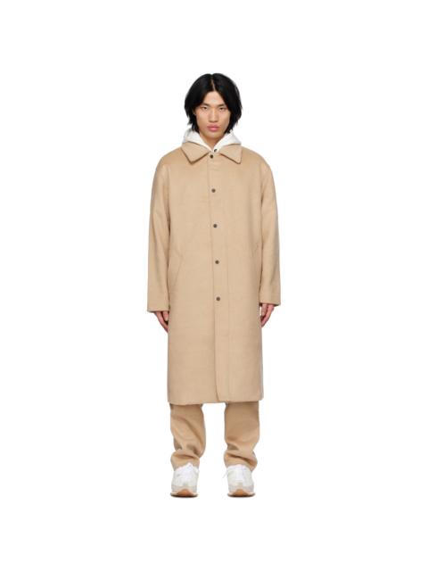 AMI Paris Double Face Coat With Patch Pockets