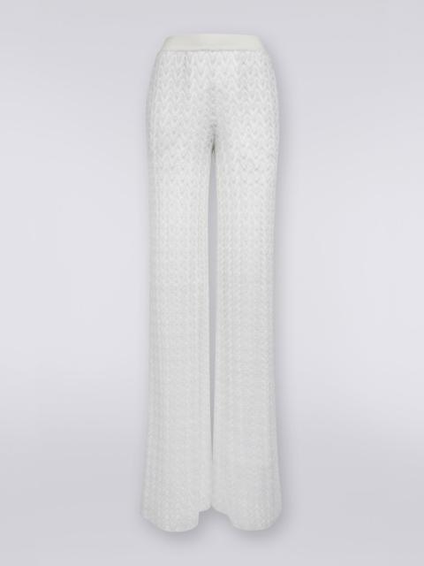 Missoni Palazzo pants in raschel knit wool and viscose