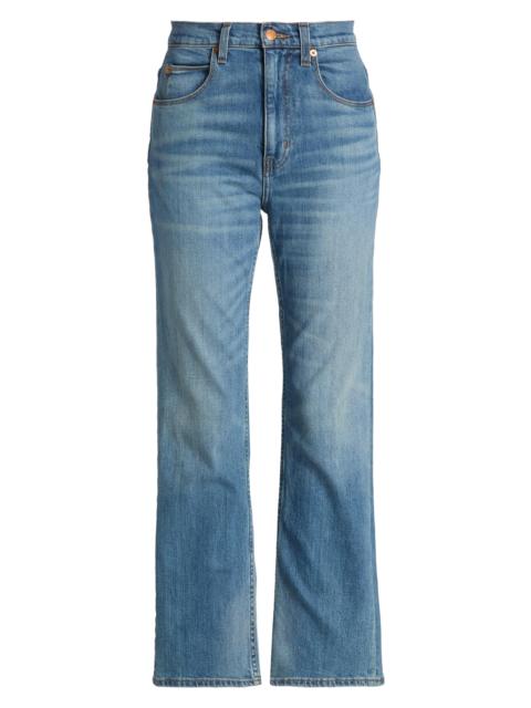 JAMIE HALLER Women's The Kenickie High-Rise Ankle Jeans - Worn Indigo Worn Indigo