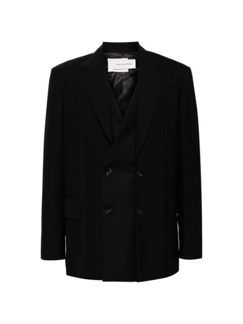 FENG CHEN WANG pleated tailored blazer