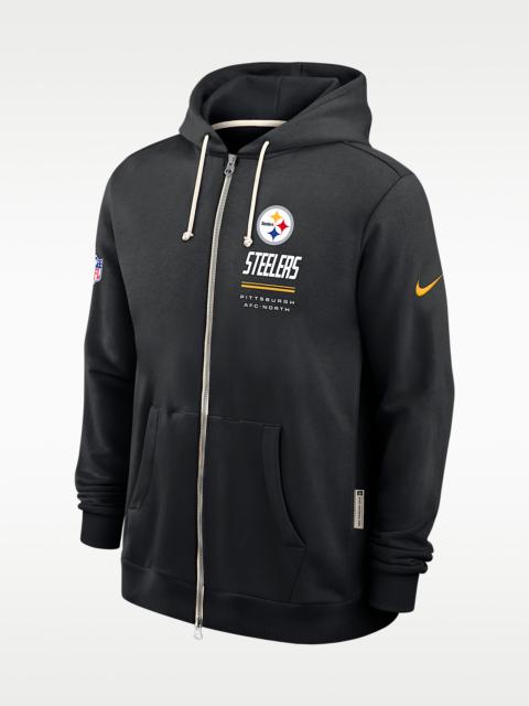 Nike Pittsburgh Steelers Sideline Standard Issue Men's Nike Dri-FIT NFL Full-Zip Hoodie