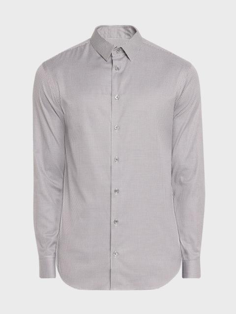 GIORGIO ARMANI Men's Gingham Sport Shirt