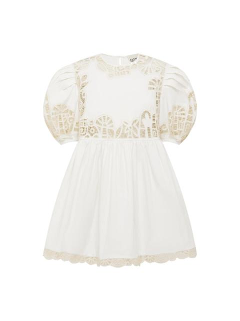 ALÉMAIS Rosemary Embroidered Mini Dress