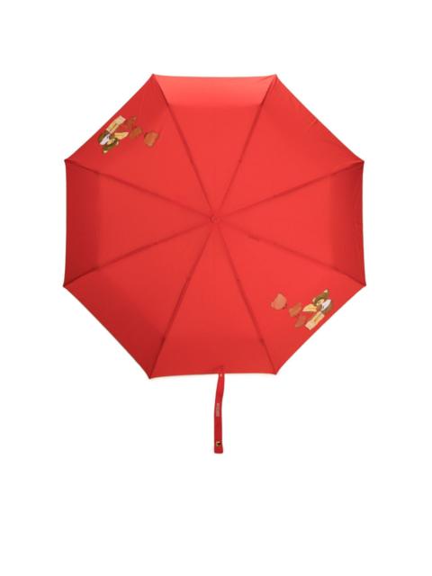 Moschino Teddy Bear-handle compact umbrella