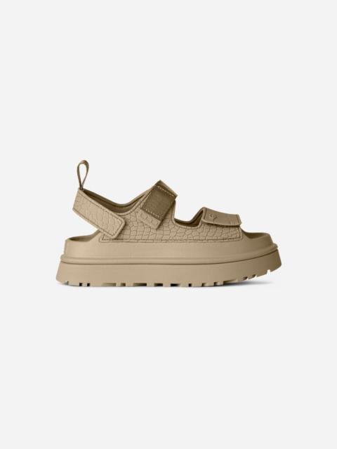 UGG ® Women's GoldenGlow Embossed Sandal in Mustard Seed
