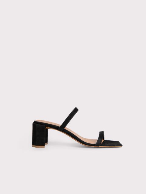BY FAR Tanya Black Suede