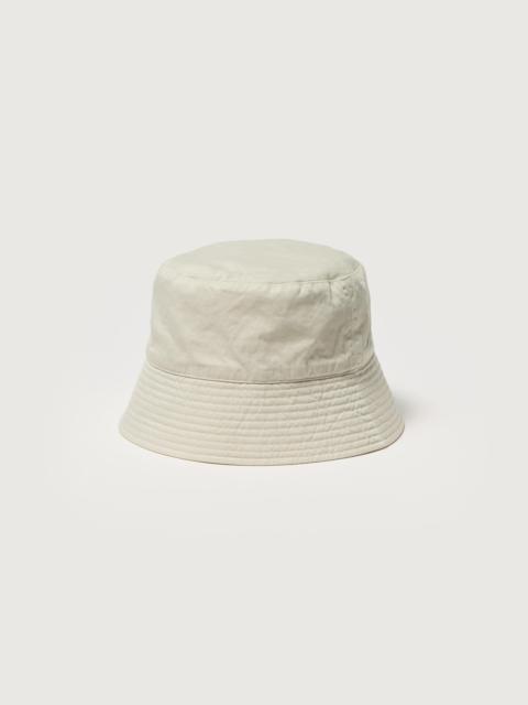 AURALEE GARMENT-DYED FINX CHINO BUCKET HAT MADE BY KIJIMA TAKAYUKI