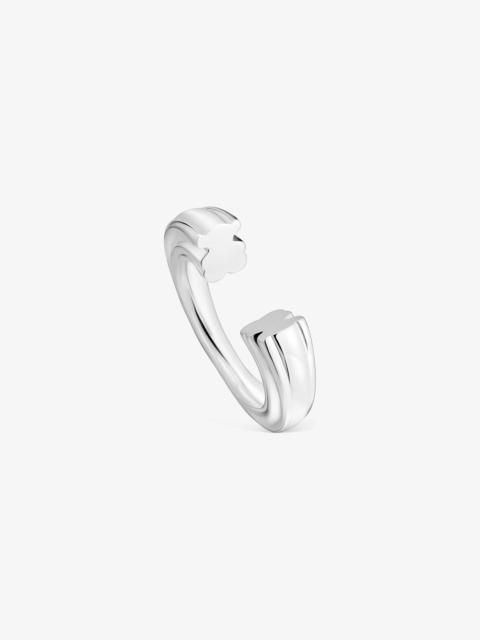 TOUS Silver open Ring with bear motif TOUS 1950