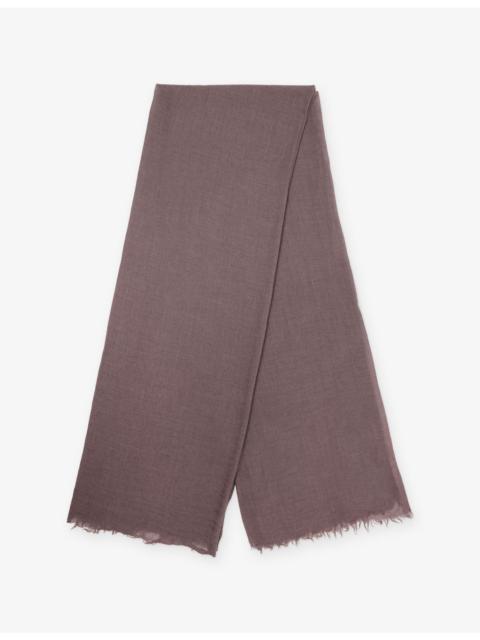 Rick Owens Emily Wool, Silk And Cashmere Scarf